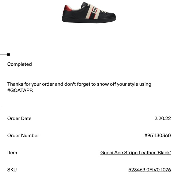 Gucci Ace Black - Picture 10 of 10